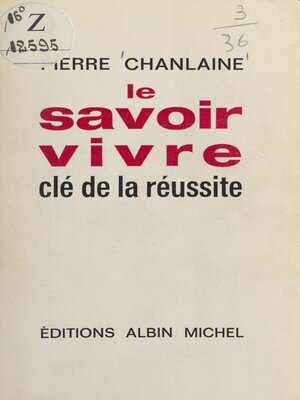 cover image of Le savoir-vivre